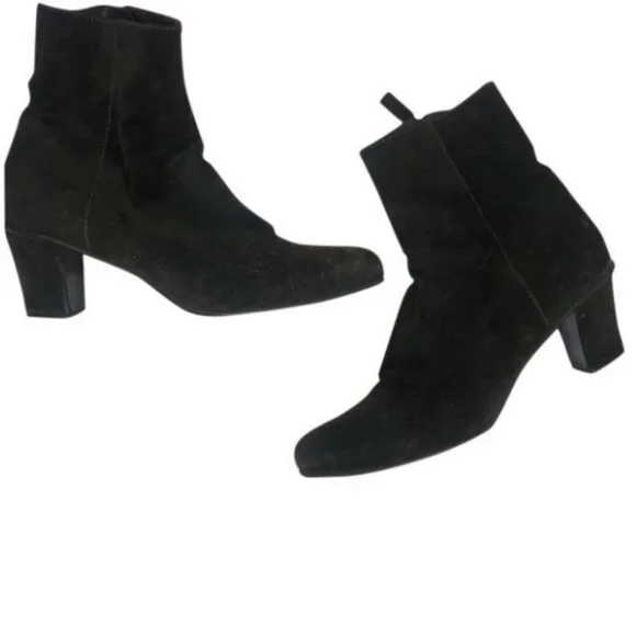PRADA suede Classic ankle boot - Picture 3 of 8